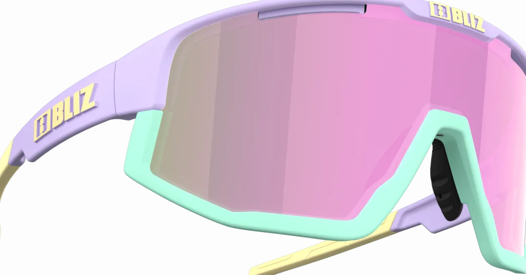 Bliz Fusion Matt Pastel Purple/Brown with Pink Multi