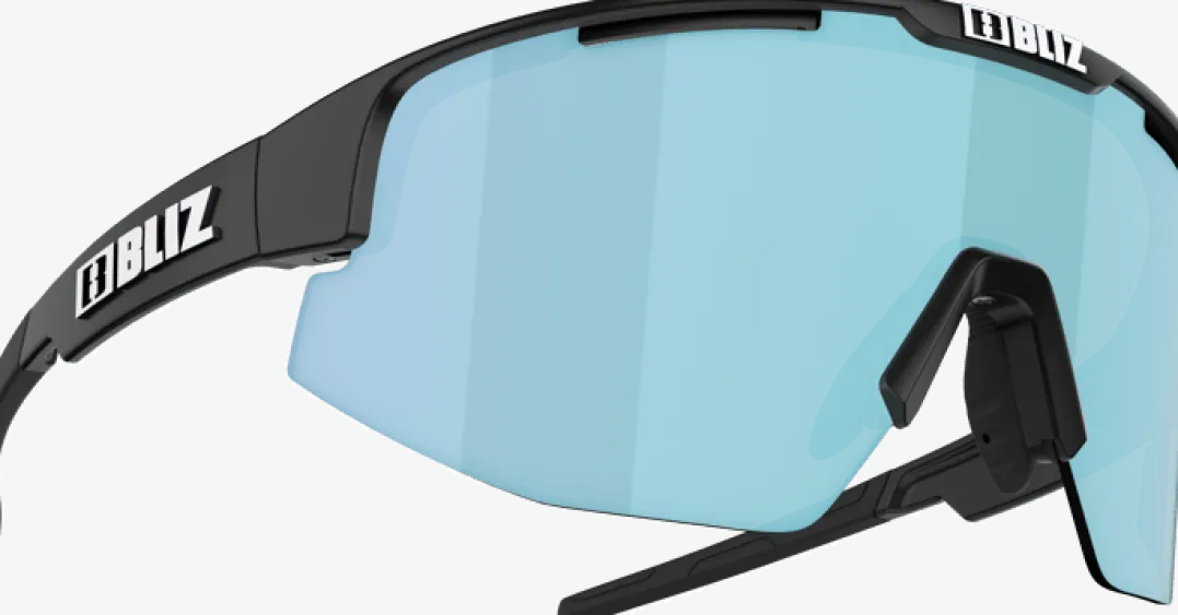 Bliz Matrix Matt Black/Smoke with Ice Blue Multi