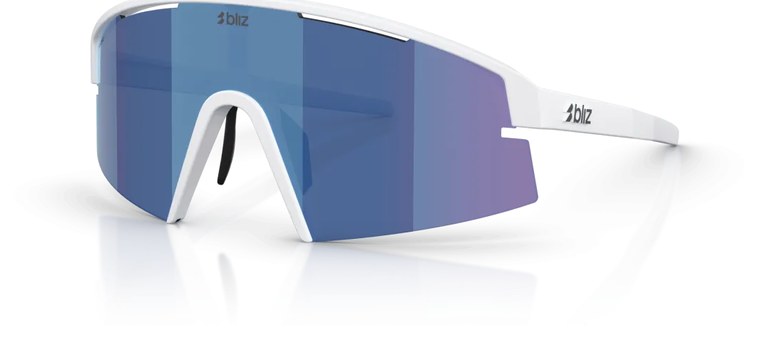 Bliz P006 Matte White/Smoke W Blue Multi