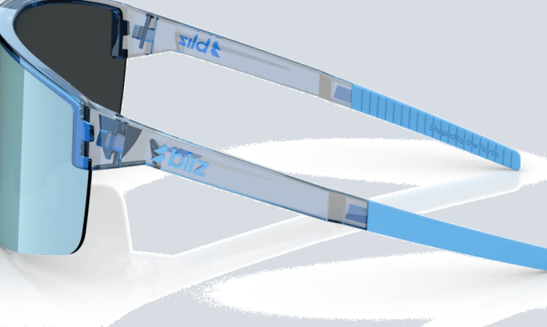 Bliz P004 Transparent Blue/Smoke W Ice Blue Multi