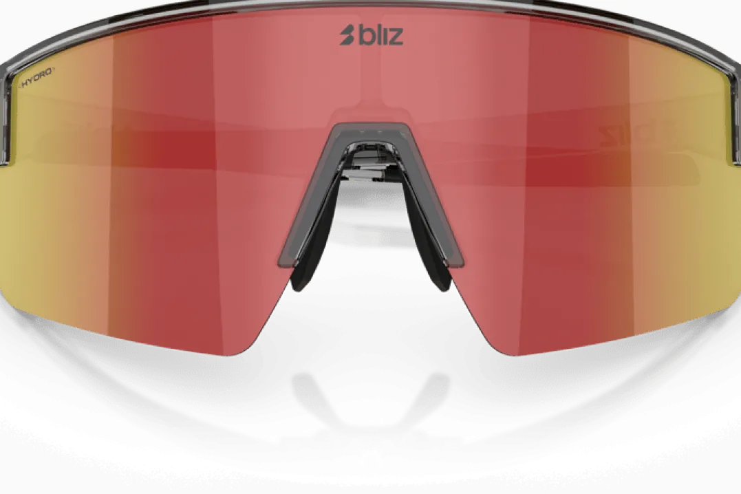 Bliz P004 Transparent Dark Grey/Brown W Red Multi