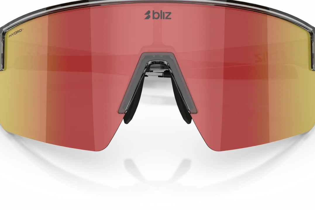 Bliz P004 Transparent Dark Grey/Brown W Red Multi