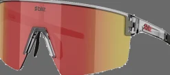 Bliz P004 Transparent Dark Grey/Brown W Red Multi