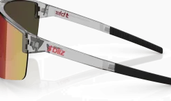Bliz P004 Transparent Dark Grey/Brown W Red Multi