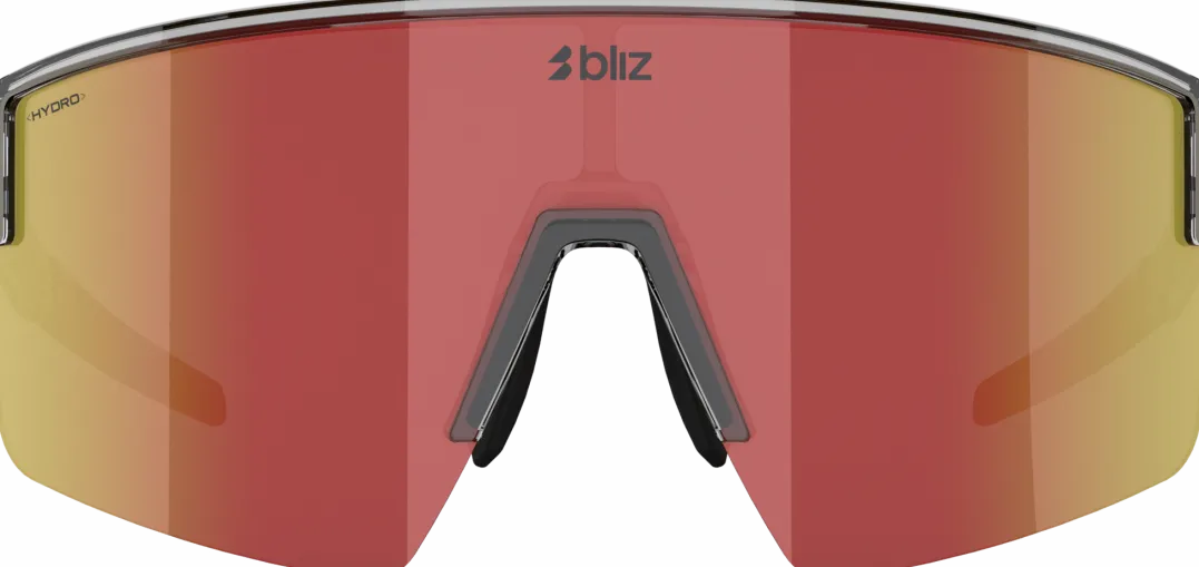 Bliz P004 Transparent Dark Grey/Brown W Red Multi