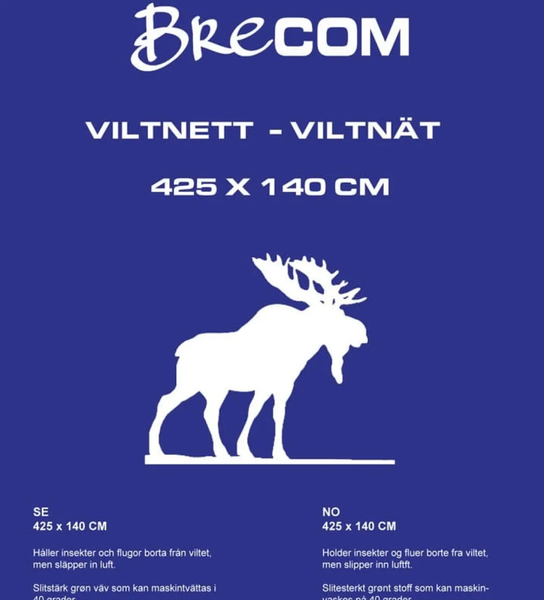 Brecom Viltnett ELG 140X425 cm