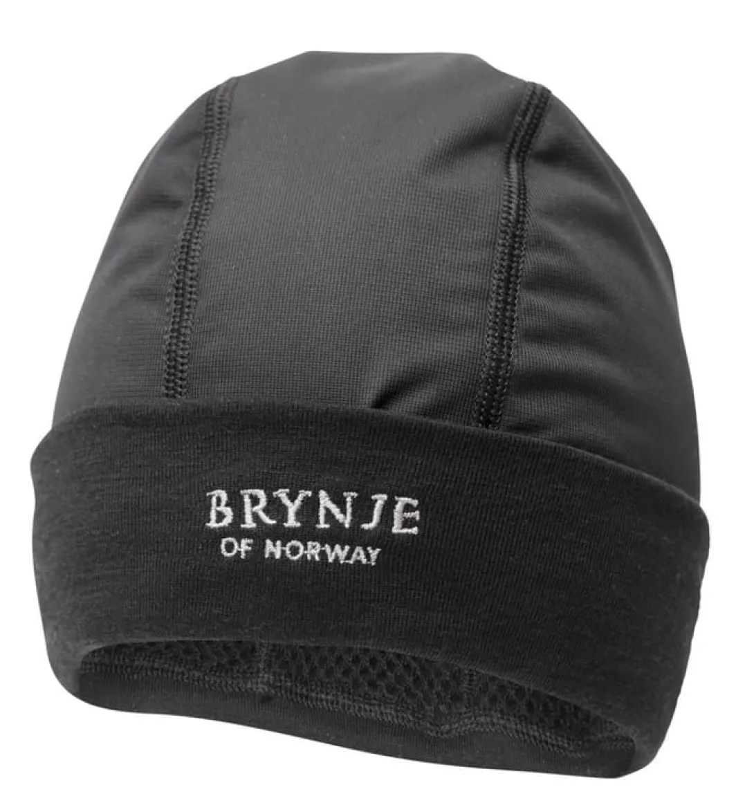 Brynje Arctic Hat with Wind-Cover Black