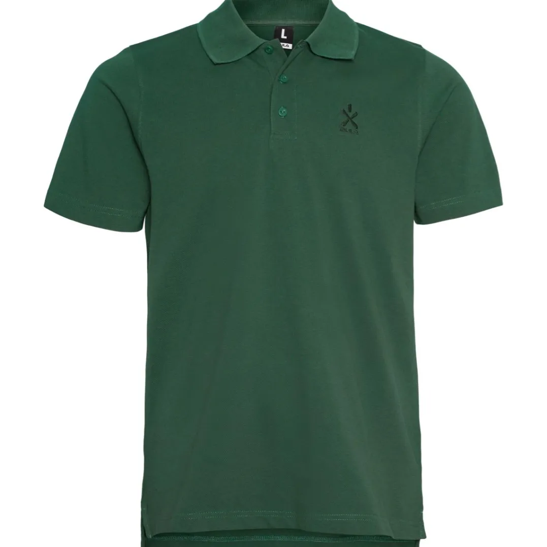 Bula Breeze Polo Shirt Pine