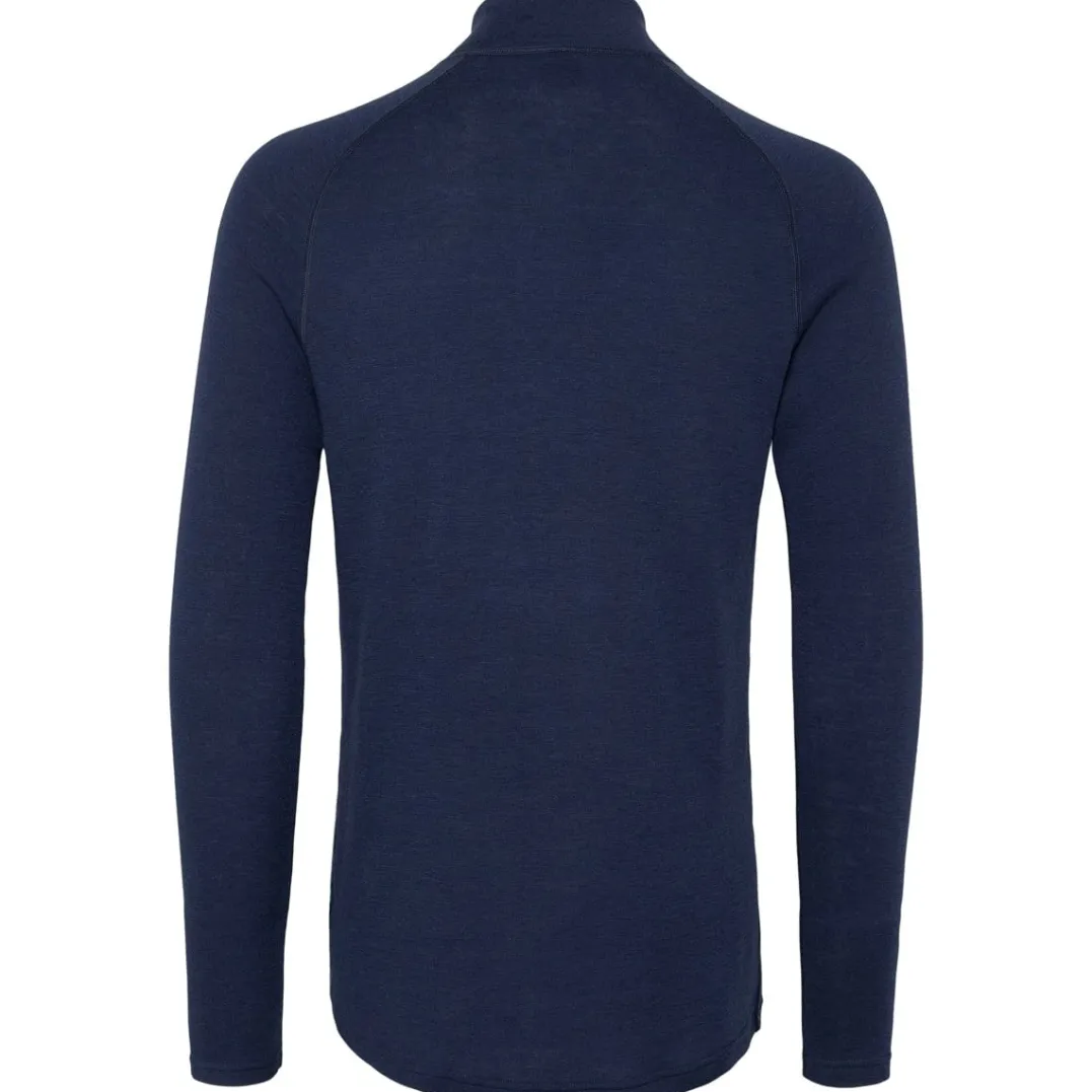 Bula Geo Merino Wool Halfzip Navy