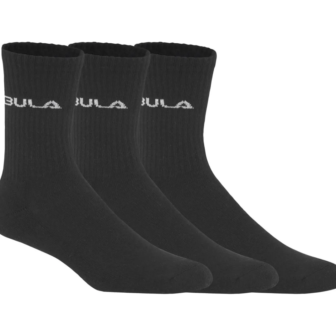 Bula Men's Classic Socks 3pk Black