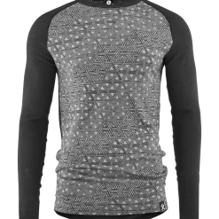 Bula Men's Geo Merino Wool Crew Dgrey