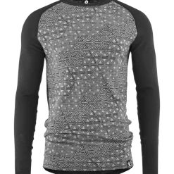 Bula Men's Geo Merino Wool Crew Dgrey