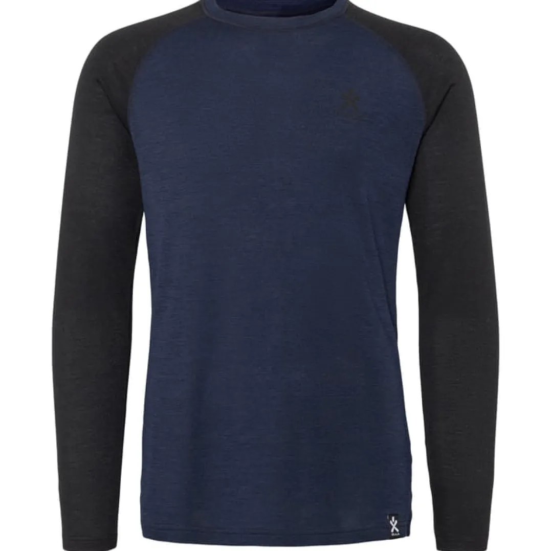 Bula Men's Norm Merino Wool Crew Navy