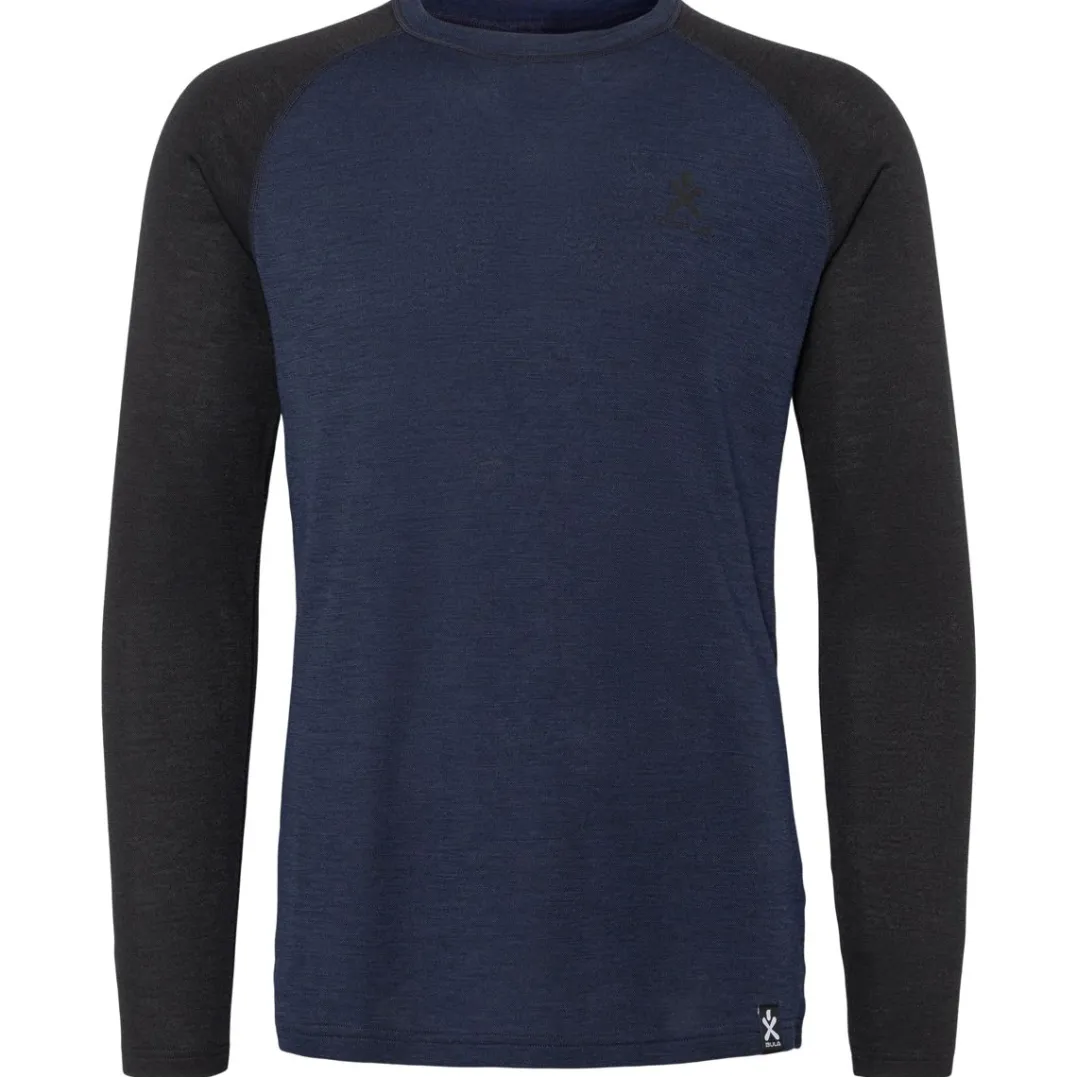 Bula Men's Norm Merino Wool Crew Navy