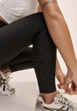 Casall Graphic High Waist Tights Black