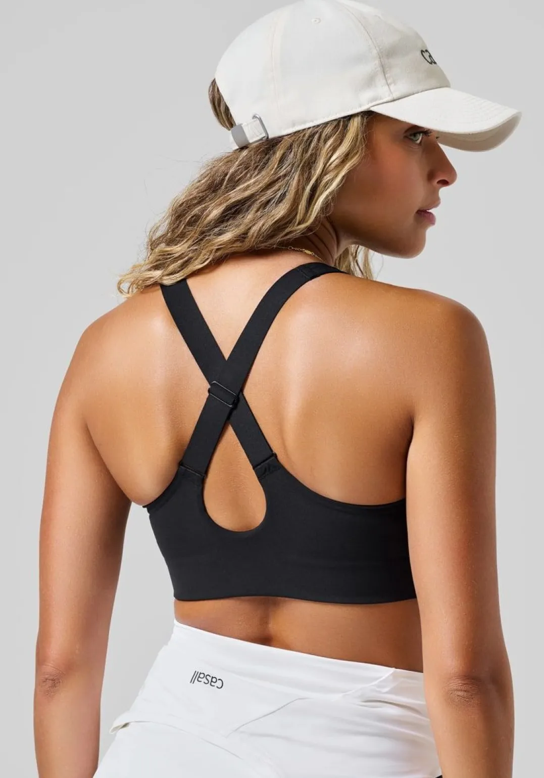 Casall Impact Zip Sports Bra Black