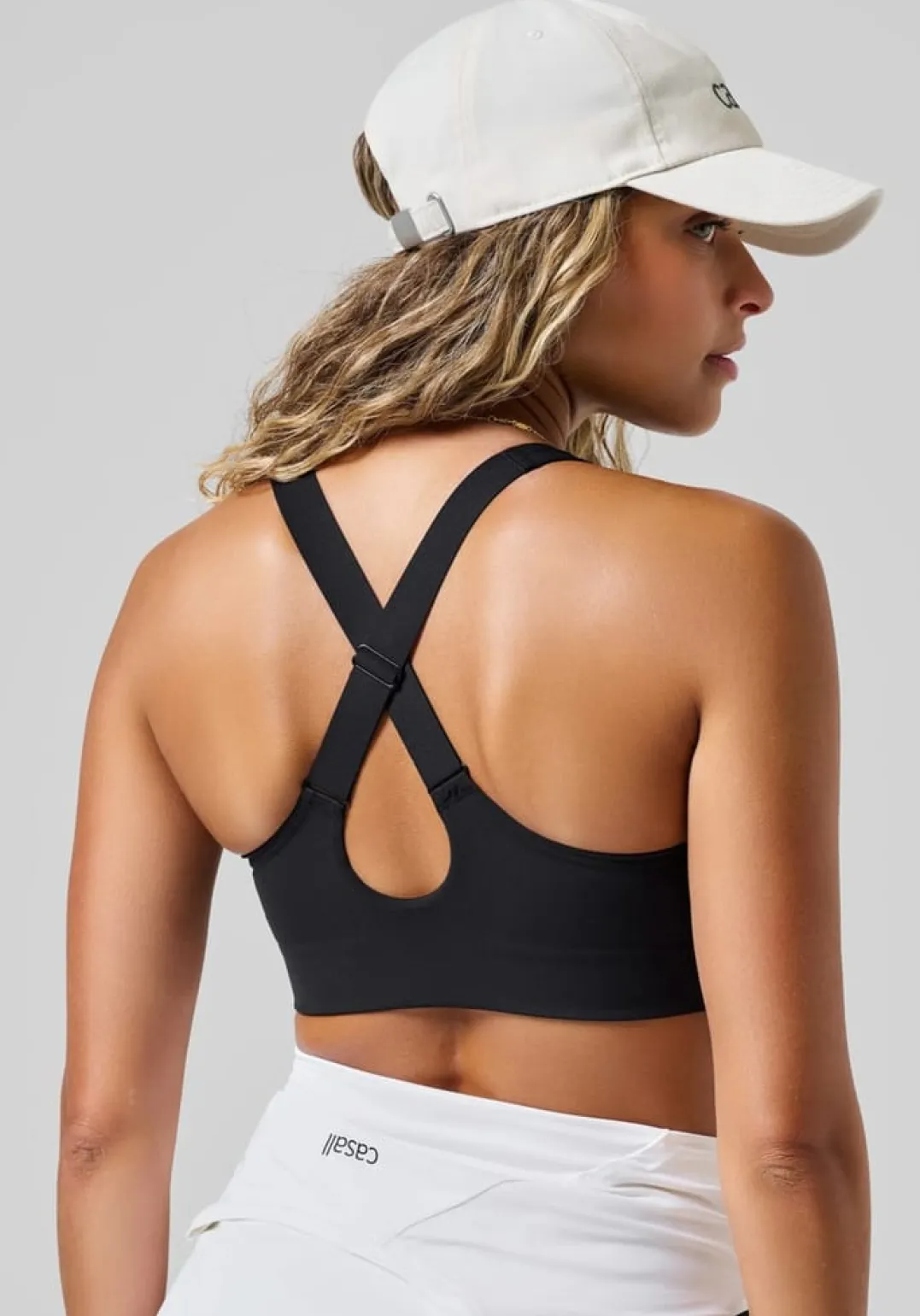 Casall Impact Zip Sports Bra Black