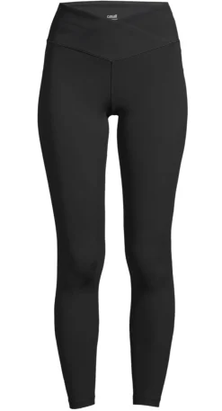 Casall Overlap High Waist Tights Black