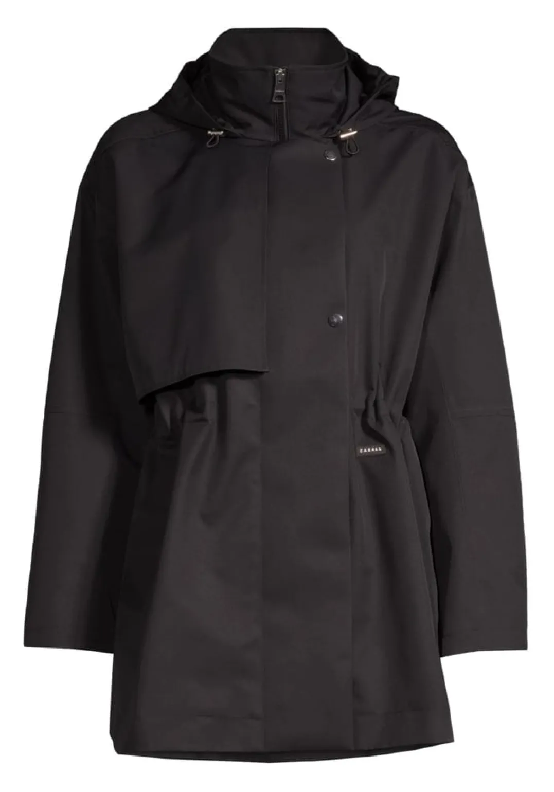 Casall Scandi Trench Rain Coat Black