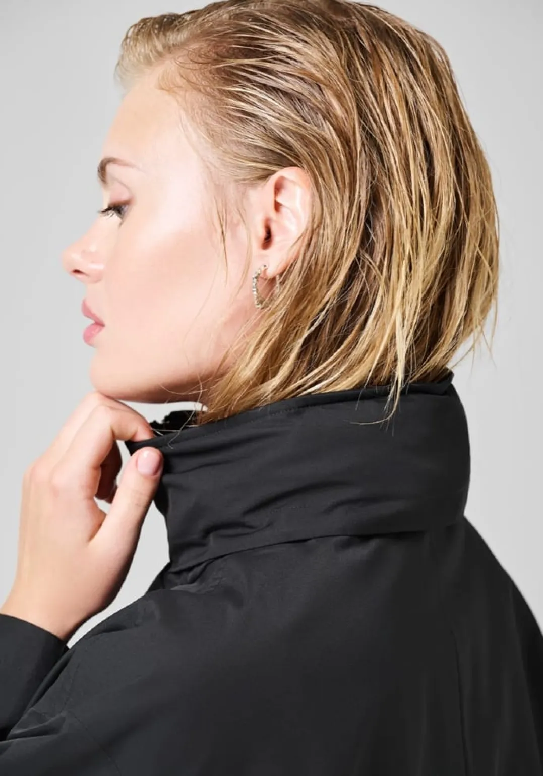 Casall Scandi Trench Rain Coat Black