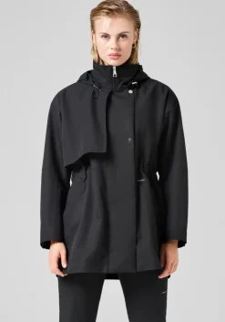 Casall Scandi Trench Rain Coat Black