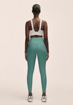 Casall Women's Pure Pocket High Waist Tights Winter Green