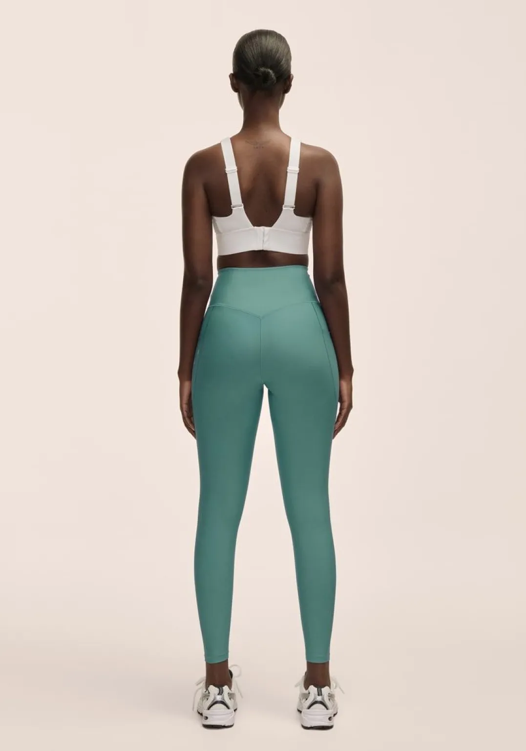 Casall Women's Pure Pocket High Waist Tights Winter Green