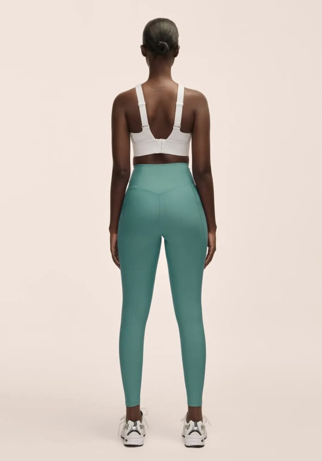 Casall Women's Pure Pocket High Waist Tights Winter Green