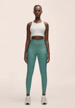 Casall Women's Pure Pocket High Waist Tights Winter Green