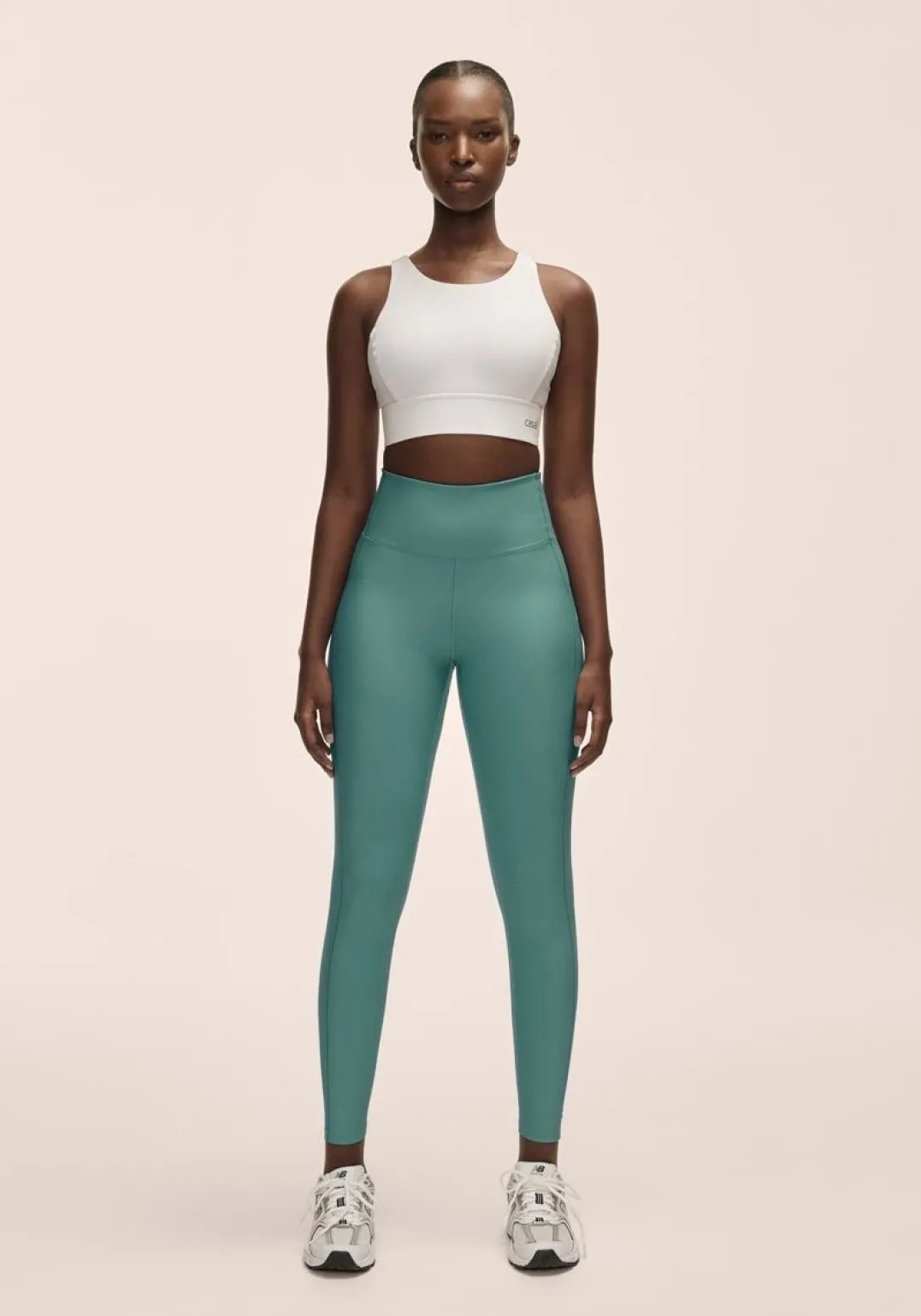 Casall Women's Pure Pocket High Waist Tights Winter Green