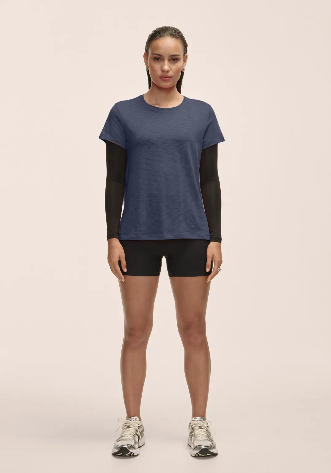 Casall Women's Soft Texture Tee Core Blue