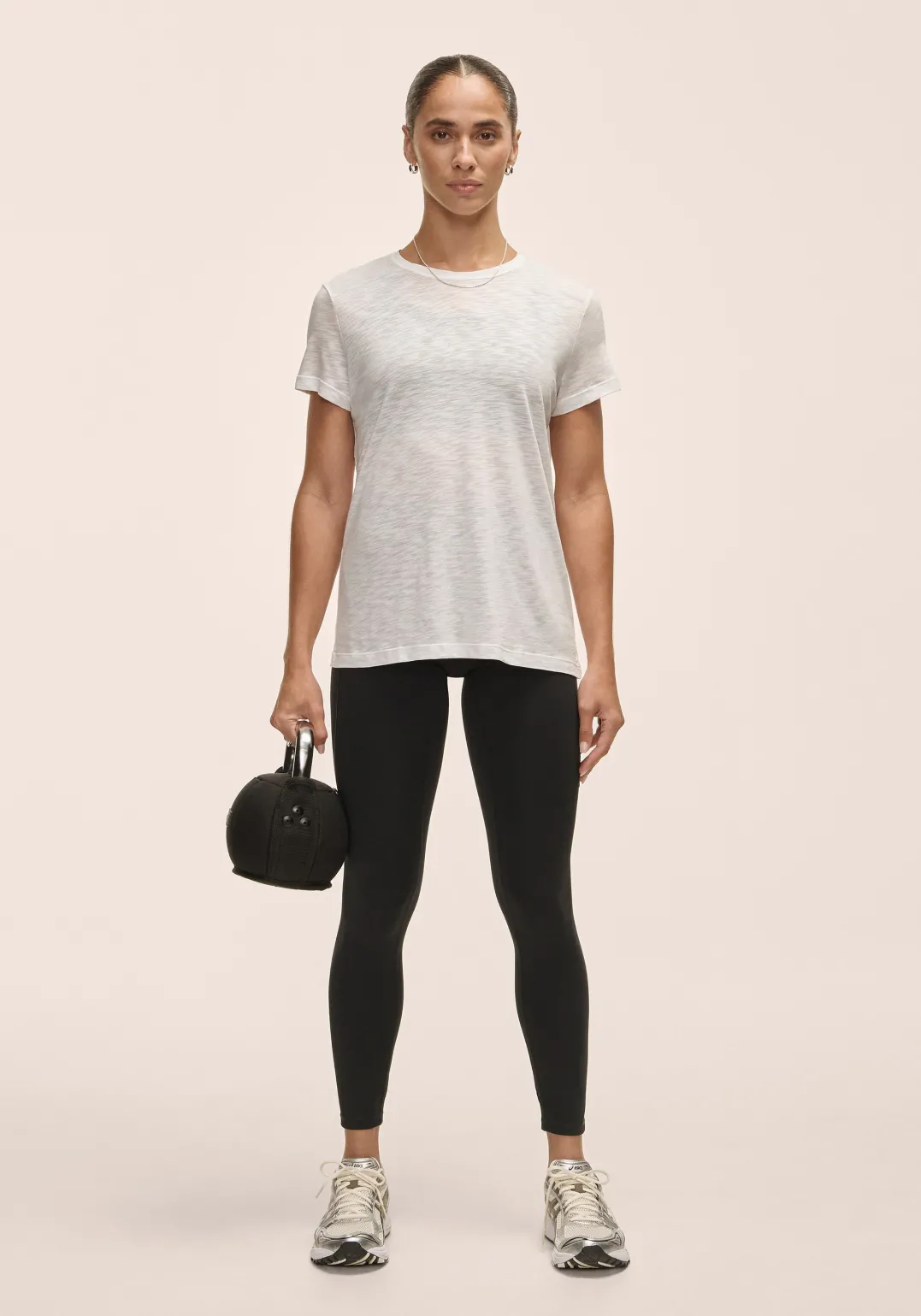 Casall Women's Soft Texture Tee White