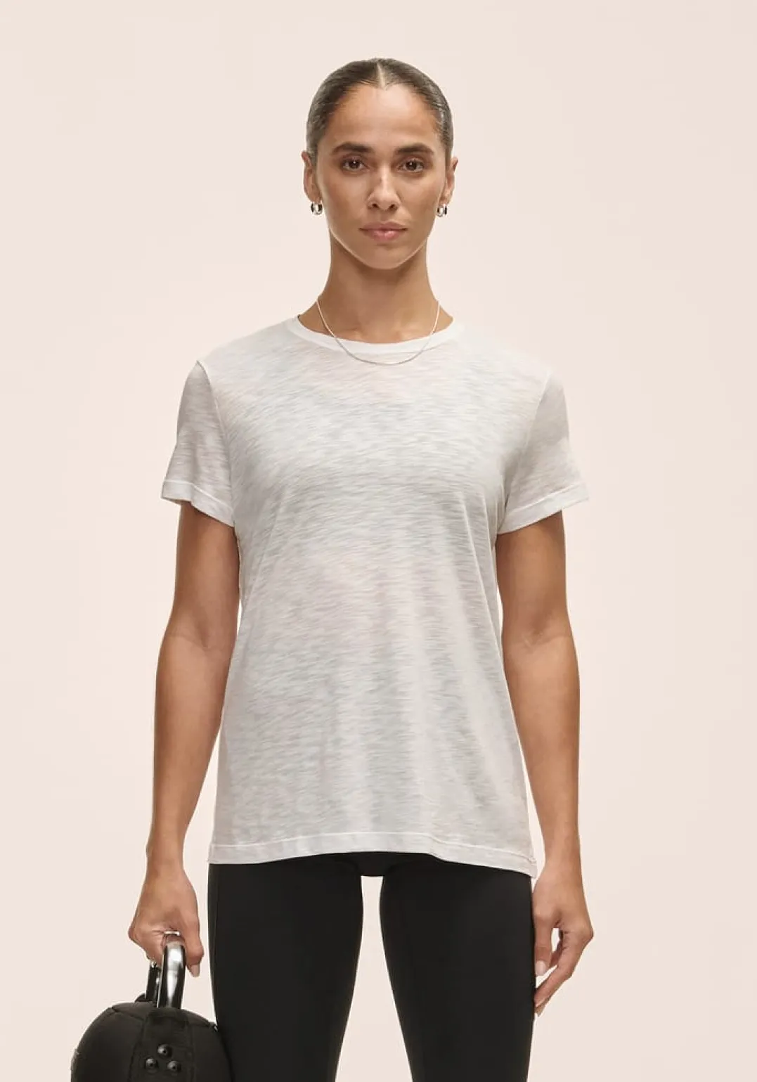 Casall Women's Soft Texture Tee White