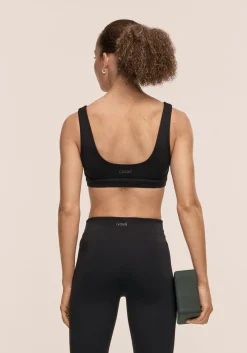 Casall Women's Soft Touch Padded Sports Bra Black