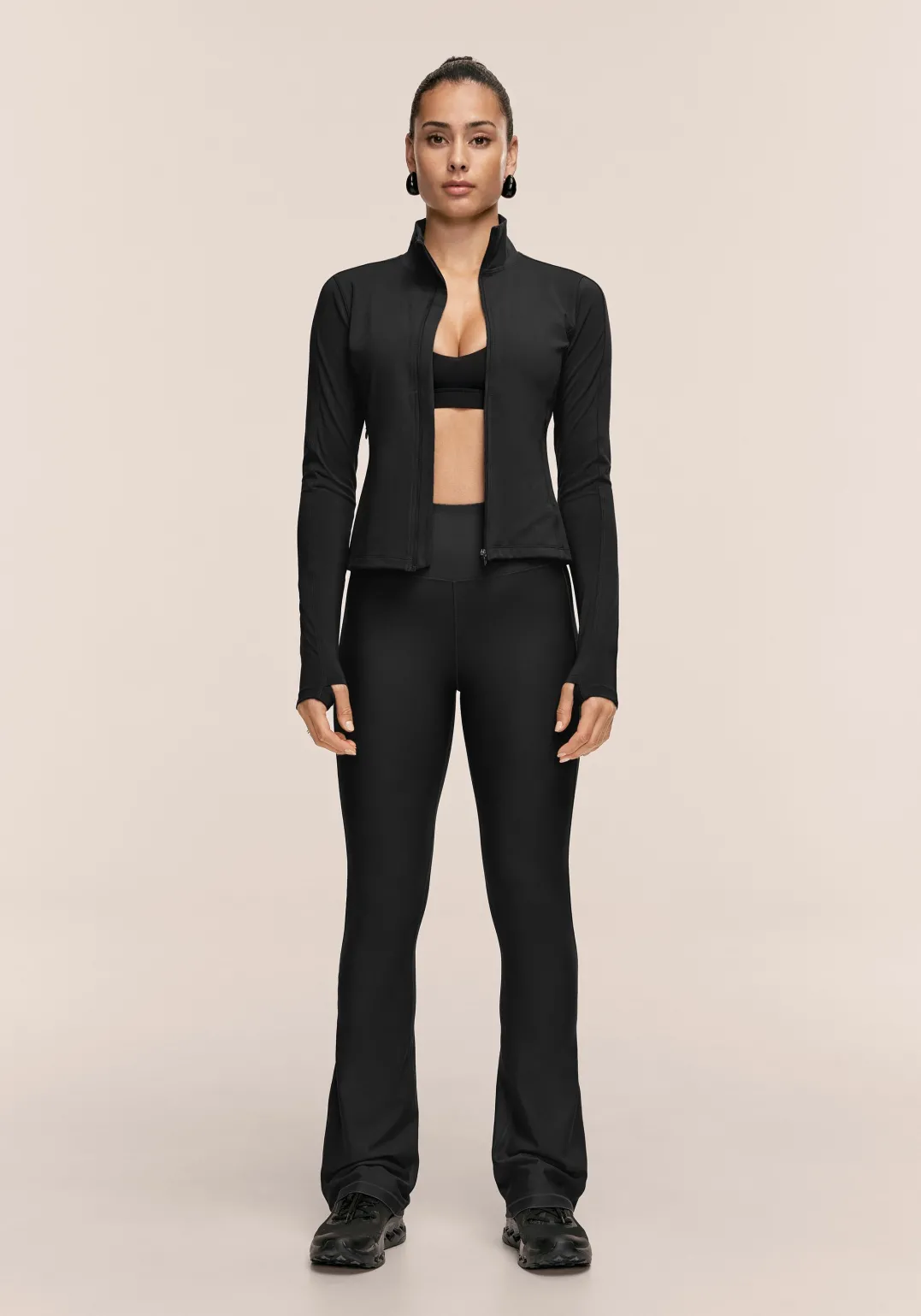 Casall Women's Soft Touch Zip Jacket Black
