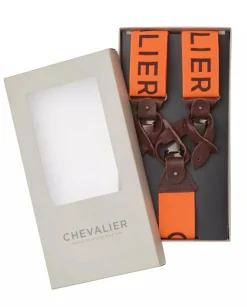 Chevalier Chevalier Logo Suspenders High Vis Orange