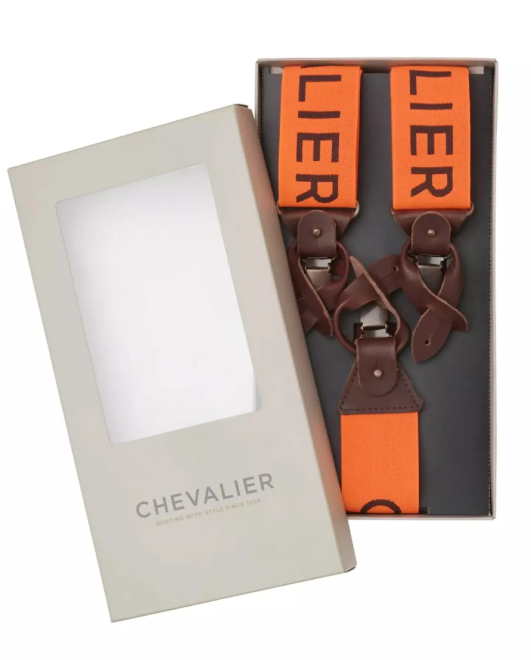 Chevalier Chevalier Logo Suspenders High Vis Orange