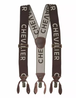 Chevalier Chevalier Logo Suspenders Brown