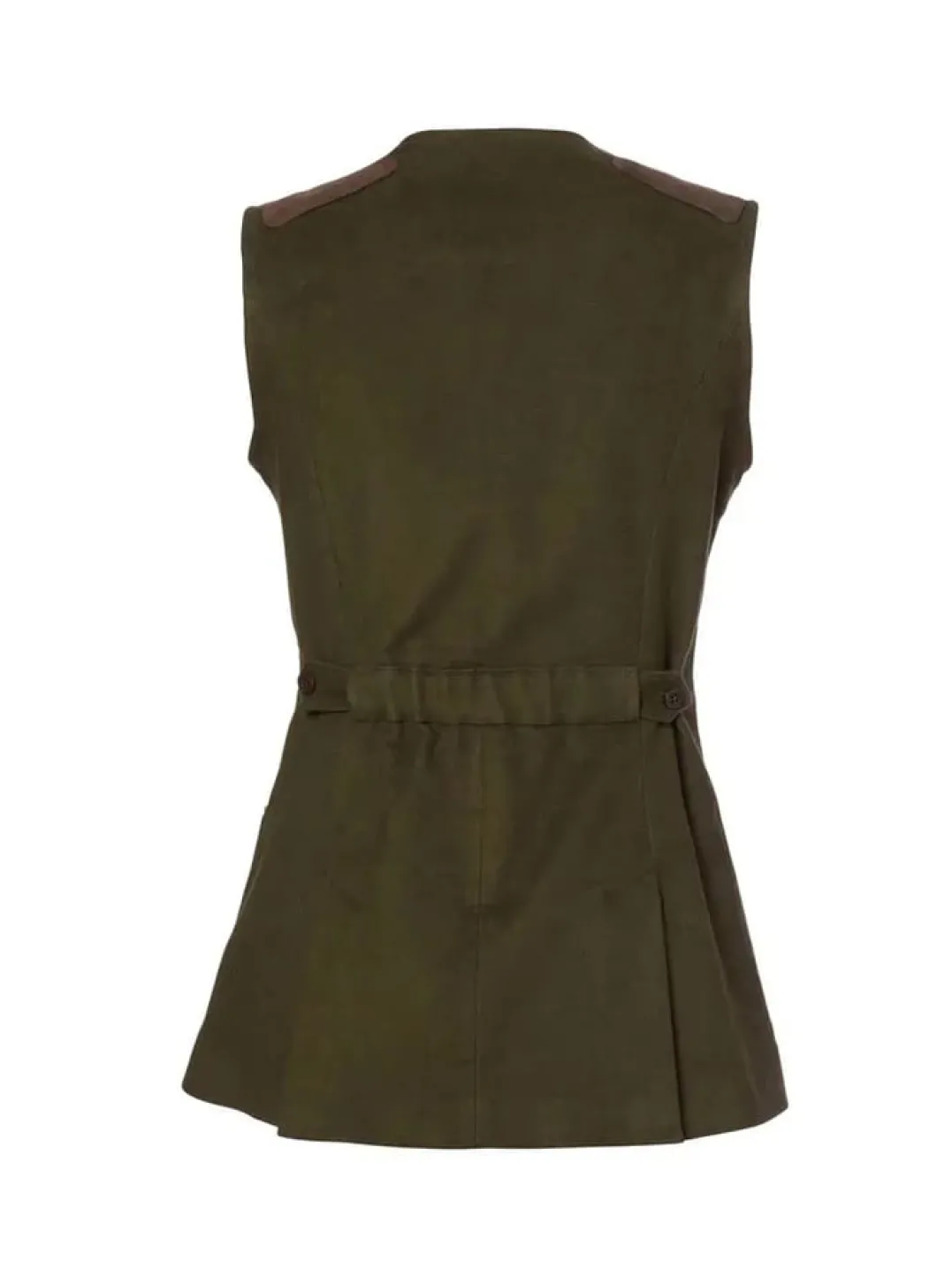 Chevalier Elemore Moleskin Shooting Vest Women Forest Green