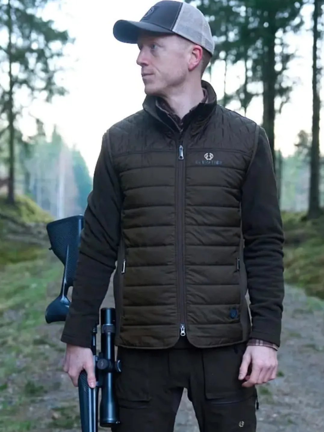 Chevalier Ember Heat Vest Men Dark Forest Green
