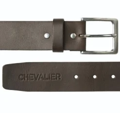 Chevalier Halton Leather Belt Leather Brown