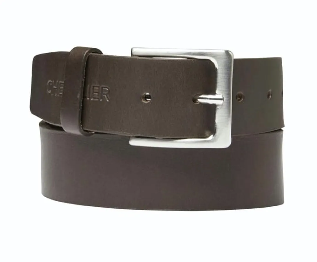 Chevalier Halton Leather Belt Leather Brown