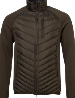 Chevalier Hunter Hybrid Jacket Men Leather Brown