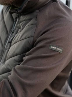 Chevalier Hunter Hybrid Jacket Men Leather Brown