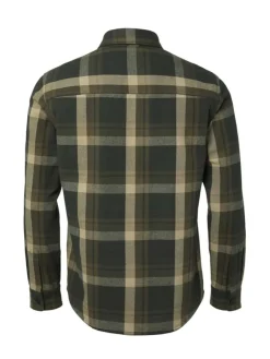 Chevalier Men's Axe Overshirt Green Checked
