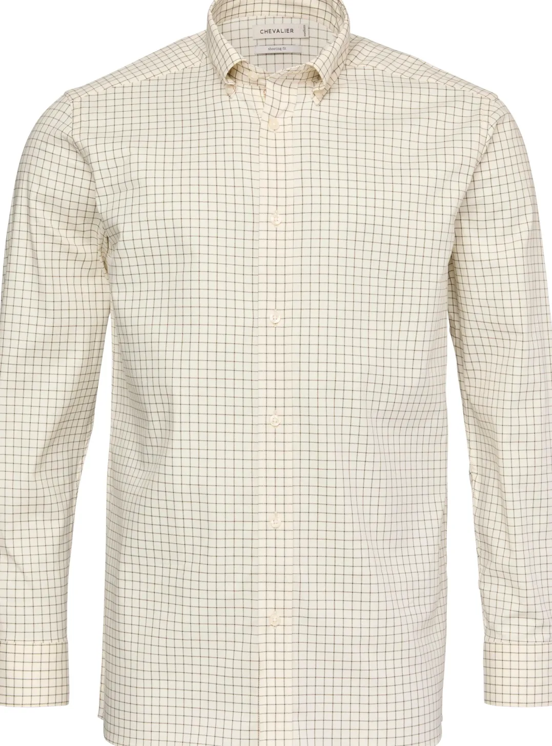 Chevalier Men's Baron Shooting Fit Stretch Shirt Highland Green Tattersall