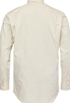 Chevalier Men's Baron Shooting Fit Stretch Shirt Highland Green Tattersall