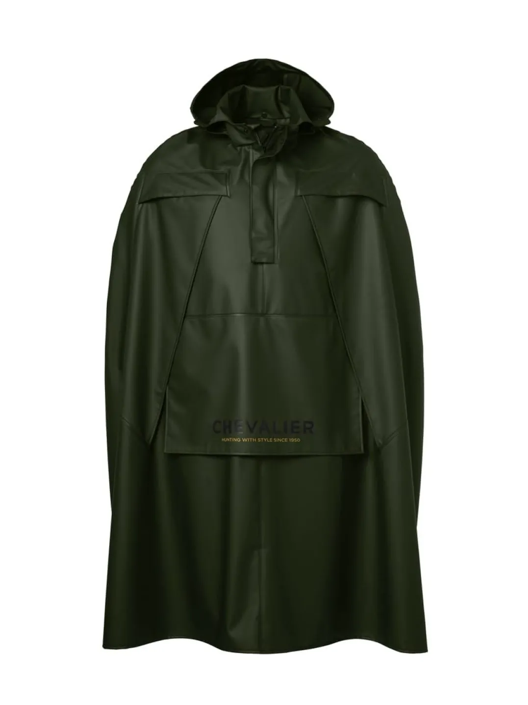 Chevalier Men's Stratus Rain Poncho Dark Green
