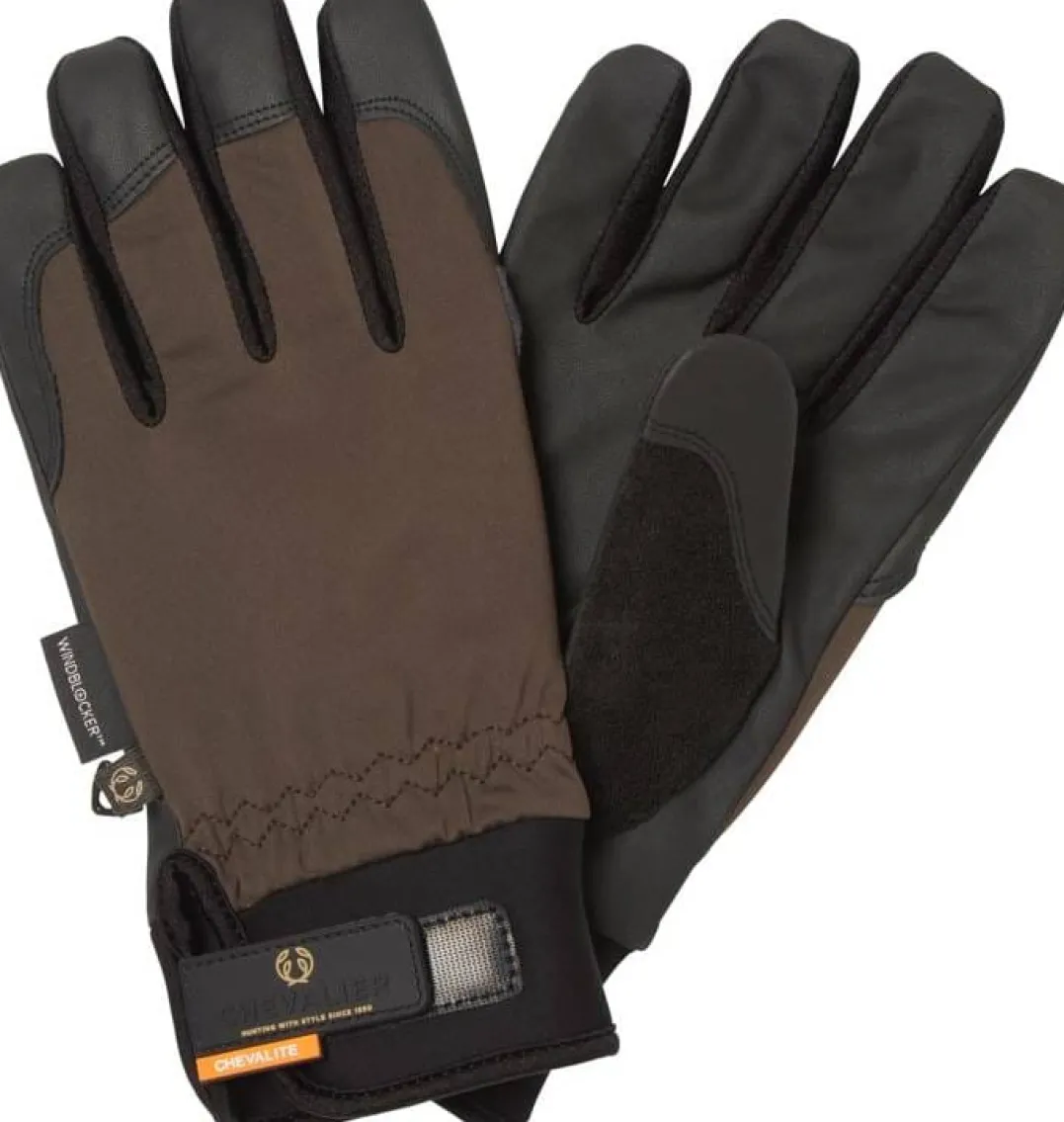 Chevalier Windblocker Shooting Gloves Leather Brown