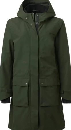 Chevalier Women's Fractus Chevalite Rain CoatTobacco Green